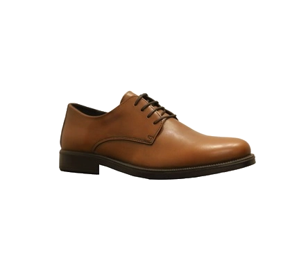 Men's brown leather lace-ups