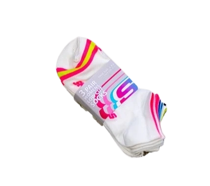 3PK WOMENS NON TERRY LOW CUT WHITE