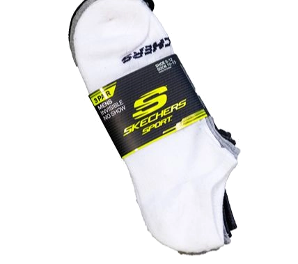 3PK MENS 1/2 TERRY INVISIBLE NO SHOW