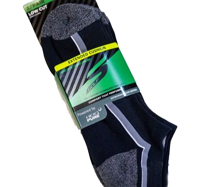 3PK MENS EXTENDED TERRY LOW CUT
