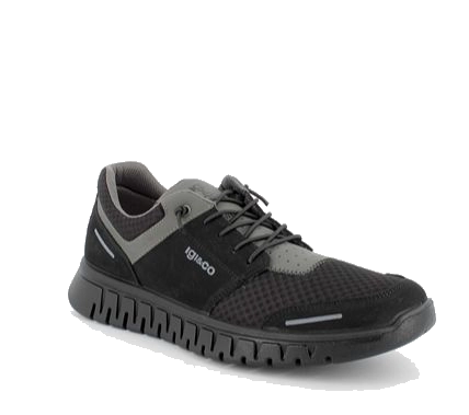 Sneakers for men black with laces
