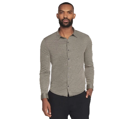 SKECHERS OFF DUTY BUTTON DOWN SHIRT